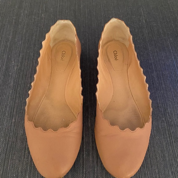 Chloe Shoes - Chloe Scalloped Ballet Flat